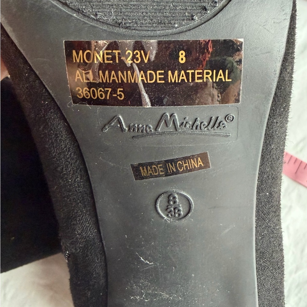 Anne Michelle Black Heels - Picture 9 of 9